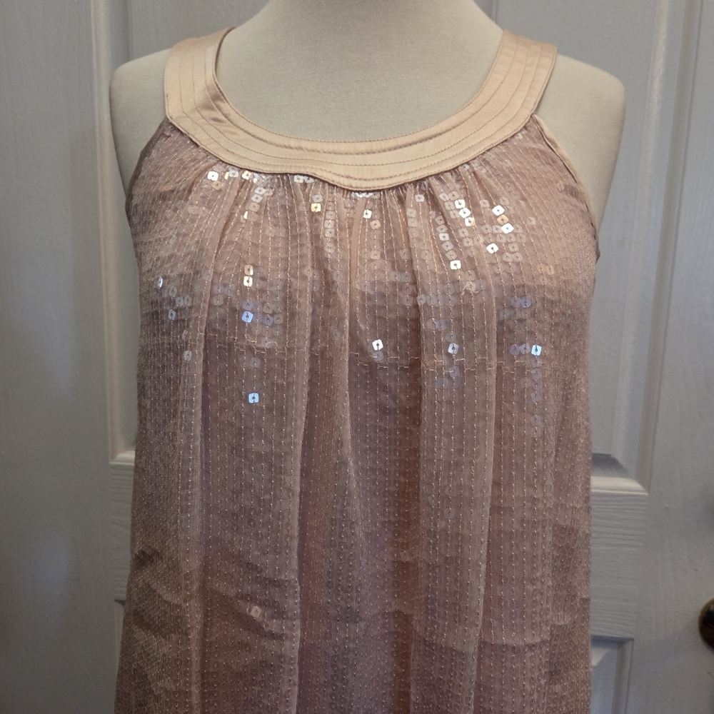 Betsey Johnson Pink Sequins Dress Sequin Sleeveless Sexy Party Formal Size 0 Y2k - Picture 3 of 11